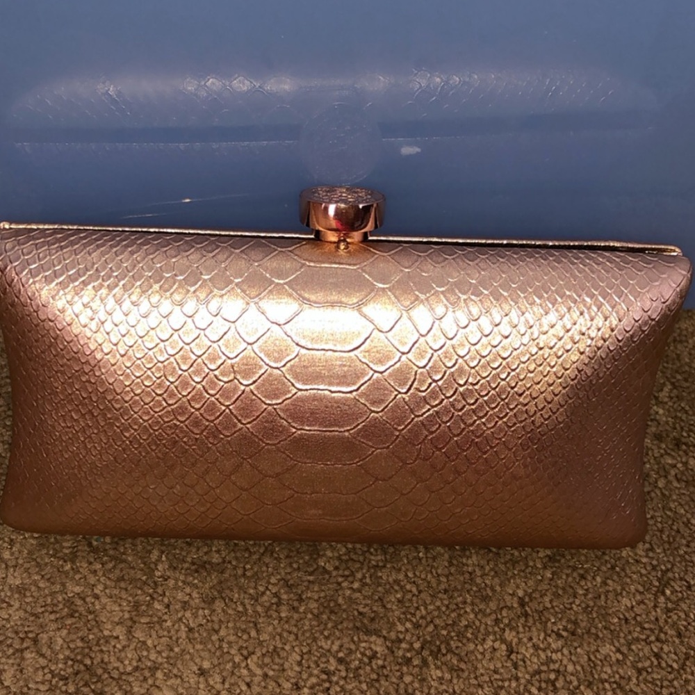 Vince Camuto Rose Gold Clutch
